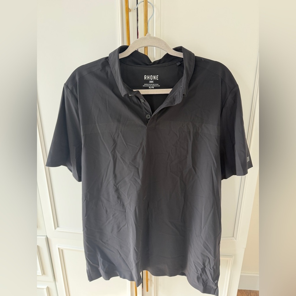 Rhone Men's Charcoal Polo Shirt